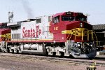 Santa Fe C449-9W #647 leads eastbound